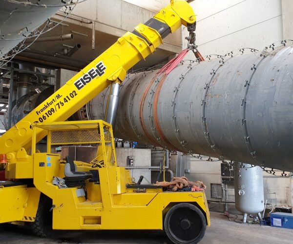 Einbringung - Schwermontage - Anlagentransport V-Kart Eisele