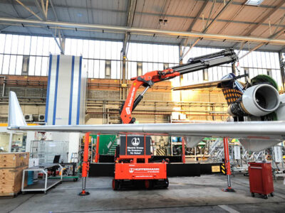 Elektrokran für Projekt Engineering Eisele - Flugindustrie - Montage