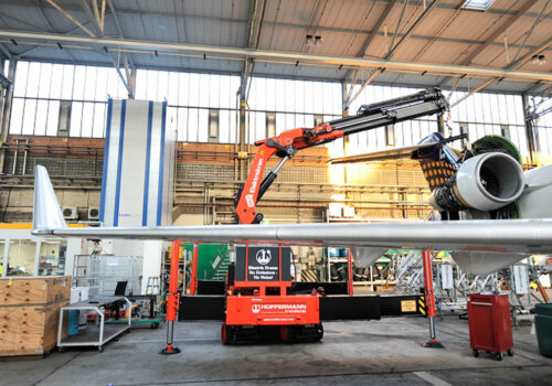 Elektrokran für Projekt Engineering Eisele - Flugindustrie - Montage