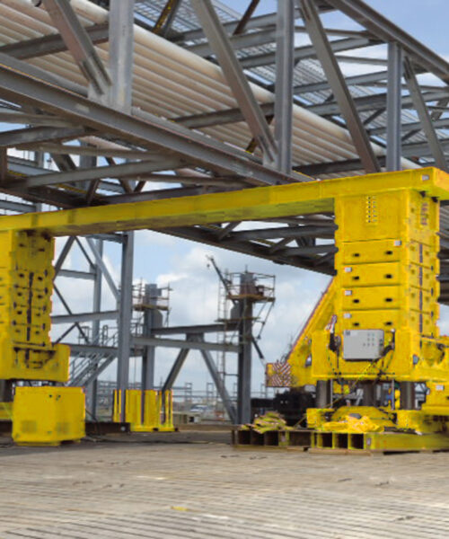 hubsysteme-brueckenbau-hueffermann-jack-up-enerpac Eisele - Stufenhubsystem- Brückenbau - Hubsystem